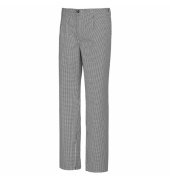 Arbeitshose Koch / Bäcker, schwarz-weiß, Größe 114