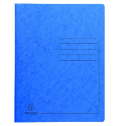 Schnellhefter 240222E, A4, blau, Karton, 355g, Vorderdeckel opak