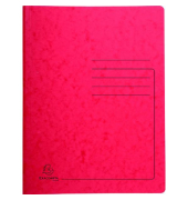 Schnellhefter 240225E, A4, rot, Karton, 355g, Vorderdeckel opak