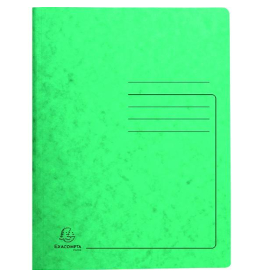 Schnellhefter 240223E, A4, grün, Karton, 355g, Vorderdeckel opak