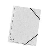 Eckspannmappe Premium-Colorspan-Serie 555406E, A4 wei&szlig; Karton 355g, f&uuml;r ca. 200 Blatt  (80 g/m&sup2;)