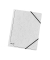 Eckspannmappe 555406E, A4 weiß Karton 355g