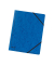 Eckspannmappe 555412E, A4 blau Karton 355g