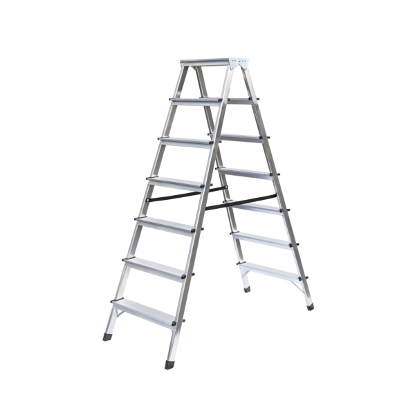 4031405111677 - Stehleiter 11167 2x 7 Stufen silber Aluminium 4031405111677 MUNK