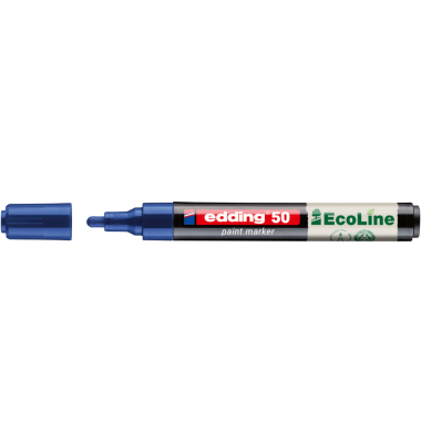 Lackmarker 50 EcoLine, 4-50-003, blau, 2-3mm Rundspitze