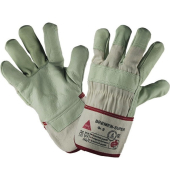 Arbeitshandschuhe Bremen Super, Leder, grau, Größe 9 / L