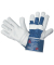 Winter-/Arbeitshandschuh Bremerhaven Winter, Leder, grau/blau, Größe 12 / 3XL