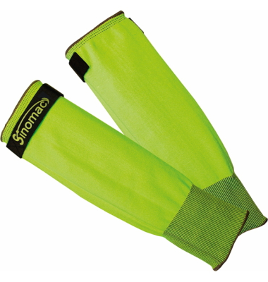 Armschoner Armcover Cut 5 - 30 cm, Mehrweg, L: 30 cm, neongrün