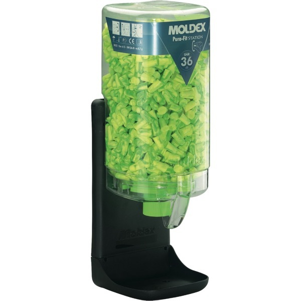 MOLDEX Gehörschutzstation inklusive Stöpsel PuraFit® grün SNR 36 dB inklusive 500 Paar PuraFit® ab 50 Stk