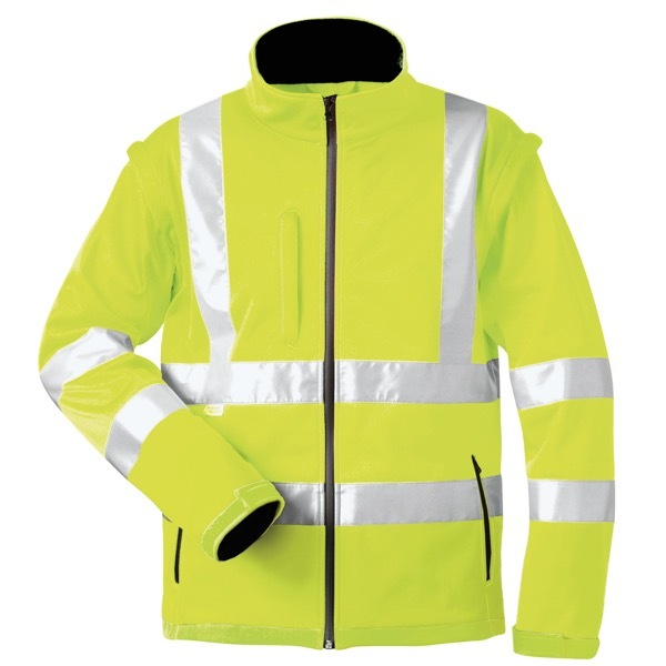 4025888193725 - Warnschutz-Softshelljacke LOGAN Softshell warngelb Größe M 4025888193725 Elysee