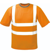 T-Shirt, BRIAN, 75 % Polyester25 % Baumwolle, Größe: S, neonorange
