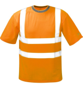 T-Shirt, BRIAN, 75 % Polyester25 % Baumwolle, Größe: L, neonorange