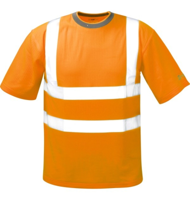 T-Shirt, BRIAN, 75 % Polyester25 % Baumwolle, Größe: L, neonorange