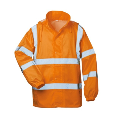 Jacke Hauke , warnorange, Größe L