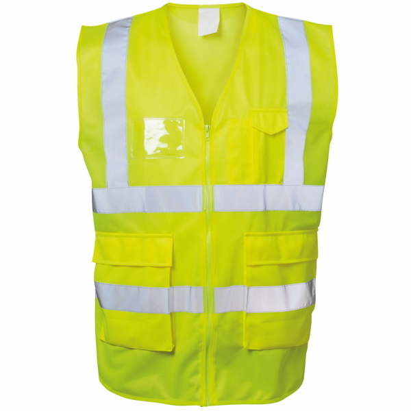 Warnschutzweste *Albin* SAFESTYLE®, EN ISO 20471/2, EN ISO 13688 fluoreszierend gelb, Größe M