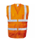 Warnweste, EWALD, PES, Reißverschluss, Größe: 3XL, neonorange