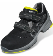Sicherheitssandalen, S1, SRC, ESD, Unisex, schwarz, Größe 47