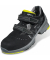 Sicherheitssandalen, S1, SRC, ESD, Unisex, schwarz, Größe 47