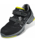 Sicherheitssandalen, S1, SRC, ESD, Unisex, schwarz, Größe 49