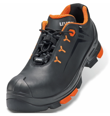 Sicherheitsschuhe uvex 2, S3L, ESD, Unisex, schwarz/orange, Weite 11, Gr&ouml;&szlig;e 40