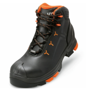 Sicherheitsstiefel uvex 2, S3L, ESD, Unisex, schwarz/orange, Weite 11, Gr&ouml;&szlig;e 35
