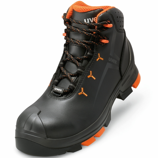 4031101609676 - Sicherheitsstiefel 2 S3L ESD Unisex schwarz orange Weite 11 Größe 36 4031101609676 uvex