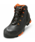 Sicherheitsstiefel uvex 2, S3L, ESD, Unisex, schwarz/orange, Weite 11, Gr&ouml;&szlig;e 39