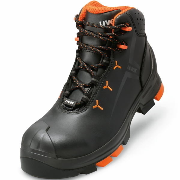 4031101609799 - Sicherheitsstiefel 2 S3L ESD Unisex schwarz orange Weite 11 Größe 48 4031101609799 uvex