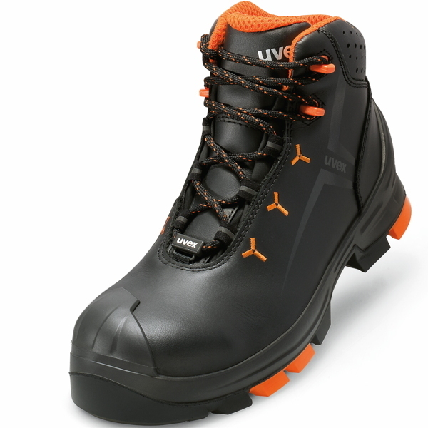 4031101609812 - Sicherheitsstiefel 2 S3L ESD Unisex schwarz orange Weite 11 Größe 50 4031101609812 uvex
