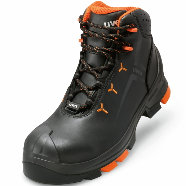 4031101609836 - Sicherheitsstiefel 2 S3L ESD Unisex schwarz orange Weite 11 Größe 52 4031101609836 uvex