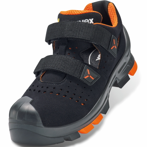 4031101652849 - uvex 2 Sicherheitsschuh S1P Sandalen Velours schwarz orange 51 11 - 6500251 4031101652849 - uvex 2 Sicherheitsschuh S1P Sandalen Velours schwarz orange 51 11 - 6500251