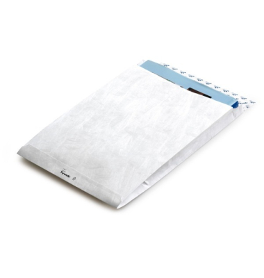 Faltentaschen Tyvek 08350211, C4, ohne Fenster, 38mm-Falte, haftklebend, 55g, weiß