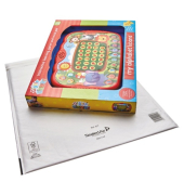 Luftpolstertaschen K/7, 100330461, innen 350x470mm, Wahlweise für Selbstklebe-, Adhäsions- oder Klammerverschluss verwendbar, we
