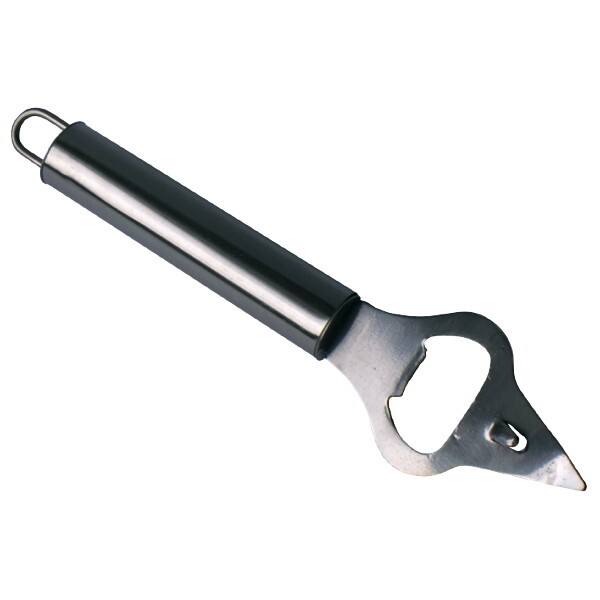 WAS GERMANY Flaschenöffner, mit Aufhängeöse, L: 18,5 cm, Chromnickelstahl 4003625092500 WAS GERMANY
