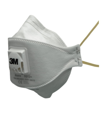Atemschutzmaske Aura™ 9312+, FFP1, mit Ausatemventil