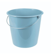 Eimer, KunststoffMetall, rund, 10 l, blau