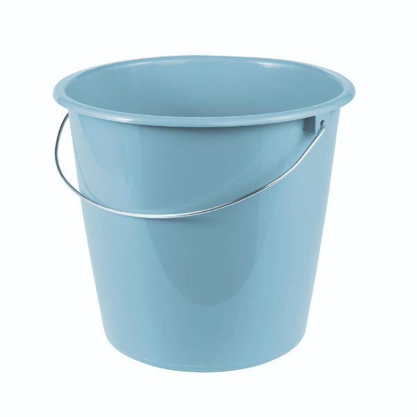 Keeeper Eimer, KunststoffMetall, rund, 10 l, blau 4052396004663 Keeeper