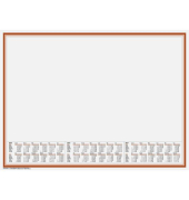 Schreibunterlage 10-701 26 003 braun/weiß 58,5x43,5cm