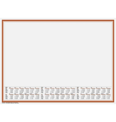 Schreibunterlage 10-701 26 003 braun/weiß 585x435mm
