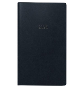 Taschenkalender 1075028905, Modell 750, schwarz, 1 Monat / 2 Seiten, 8,7x15,3cm, 2025