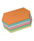 Moderationskarte, Rhombus, 9,5 x 20,5 cm, 130 gm², 6farbig sortiert