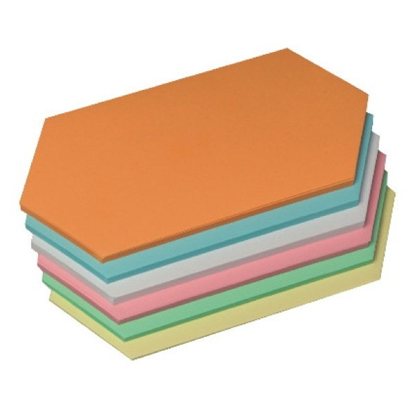 4260312670506 - Moderationskarten M306-99 205x95cm Rhombus 130g farbig sortiert  4260312670506 250 Stück