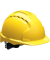 Schutzhelm EVO3 Revolution, mit Belüftung, HDPE, gelb