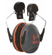Kapselgehörschutz Sonis C, 31 dB Schalldämpfung, 256 g, schwarzrot