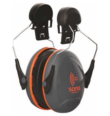 Kapselgehörschutz Sonis C, 31 dB Schalldämpfung, 256 g, schwarzrot