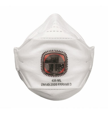 Atemschutzmaske Springfit™, 435ML, FFP3 NR D, mit Ausatemventil, weiß