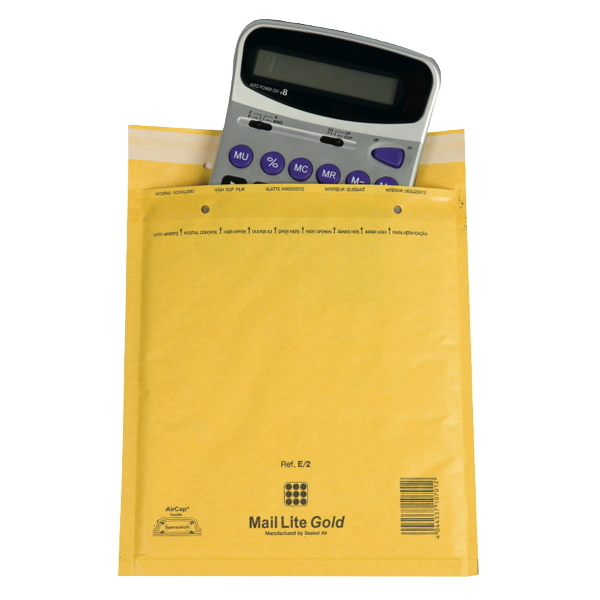5051146027012 - Luftpolstertasche hk Typ E2 240x270mm i 220x260mm Papier gold 5051146027012 Mail Lite 5 Stück 5051146027012 - Luftpolstertasche hk Typ E2 240x270mm i 220x260mm Papier gold 5051146027012 Mail Lite 5 Stück