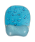 Handgelenkauflage Deluxe, Gel, für Maus, 21,7 x 25,4 cm, blau, Tropfen