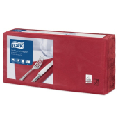 Servietten 477411, bordeaux / Uni, 3-lagig, 33x33cm