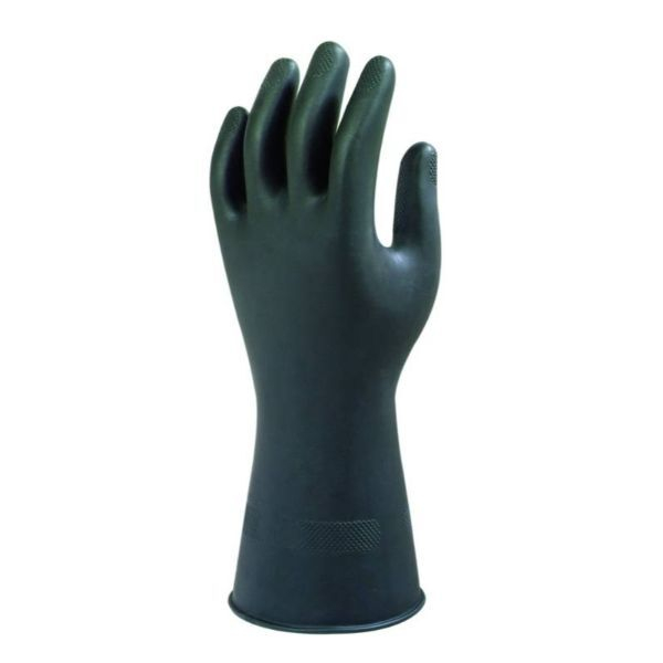 12 Stück Ansell Arbeitshandschuhe AlphaTec, Naturgummilatex, schwarz, Größe 10,5 0076490445430 Ansell